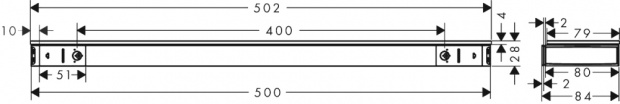 Полка Hansgrohe Rainfinity (26844700)