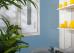 Комплект мебели Бриклаер Бали 90 светлая лиственница, белый глянец, R - фото №6