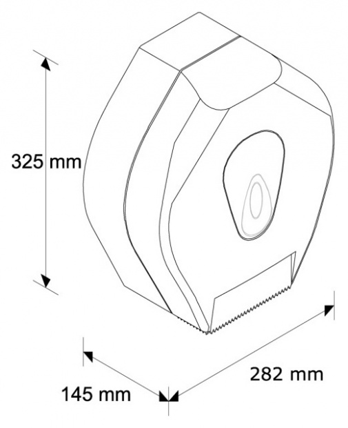 Диспенсер для туалетной бумаги Merida Top maxi (BTN101)