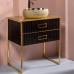 Комплект мебели Armadi Art Monaco 80 со столешницей черная, золото - фото №3
