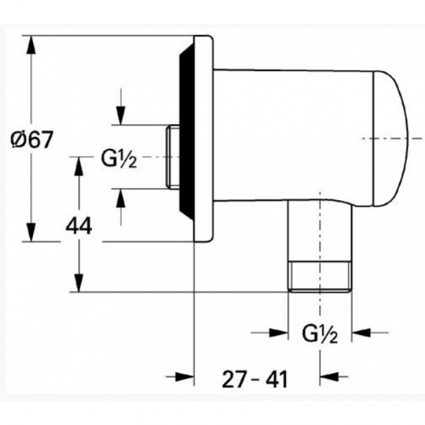 Шланговое подключение GROHE RELEXA (28680000)