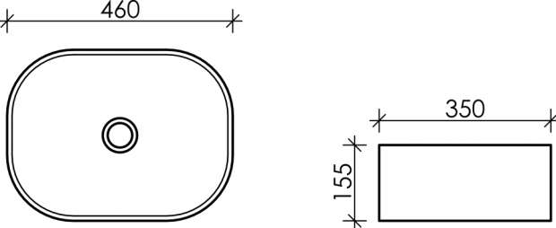 Раковина Ceramica Nova Element CN6018