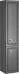 Шкаф-пенал ASB-Woodline Каталина 35 серый - фото №3
