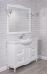 Тумба с раковиной ValenHouse Эллина 120 белая, 4 ящика, 1 дверца, ручки бронза - фото №5