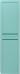 Шкаф-пенал Art&Max Platino светло-зеленый матовый - фото №2