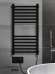 Полотенцесушитель электрический INDIGO ATTIC 80x40 (LСLATCE80-40BRRt) черный муар - фото №4