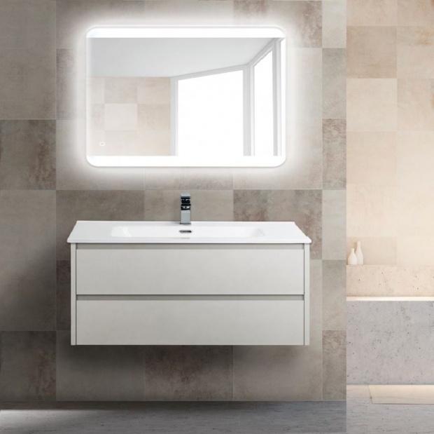 Тумба с раковиной BelBagno Kraft 100 bianco opaco