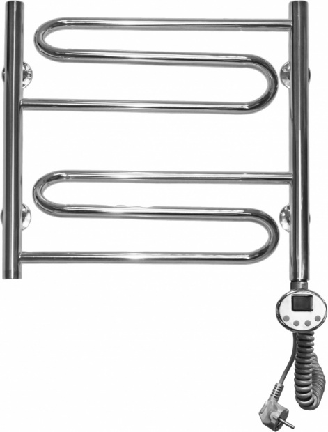 Полотенцесушитель электрический DOMOTERM ОФЕЛИЯ 50x50 (Офелия П6 500*500 ER) хром
