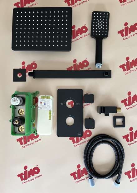 Душевой комплект TIMO PETRUMA (SX-5059/03SM) черный