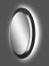 Зеркало круглое Art&Max Napoli 60 черное - фото №5