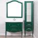 Комплект мебели ValenHouse Эстетика 100, зеленая, подвесная, ручки хром - фото №1