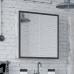 Зеркало-шкаф Corozo Айрон 70, черный, антик - фото №4
