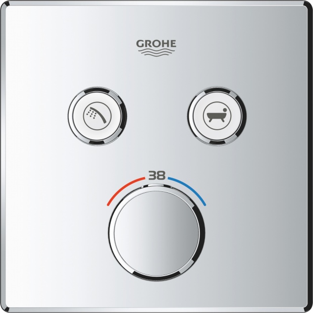 Термостат для ванны с душем Grohe Grohtherm SmartControl (29124000)