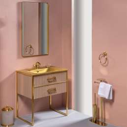 Комплект мебели Armadi Art Monaco 80 капучино, золото