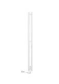 Полотенцесушитель электрический INDIGO  STYLE 120x10 (LSE120-10WMRt) белый матовый
