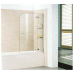 Душевая шторка на ванну WELTWASSER WW100 100D2AK-100 100x140 - фото №1