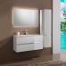 Комплект мебели Sanvit Кубэ-2 60 белый глянец - фото №1