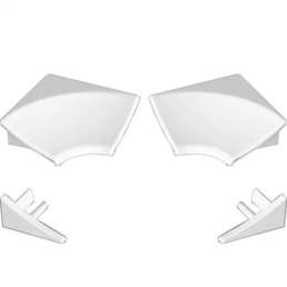 Комплект для декоративной планки RAVAK  (B460000001) (2 заглушки + 2 угловых соединения) для планки 11