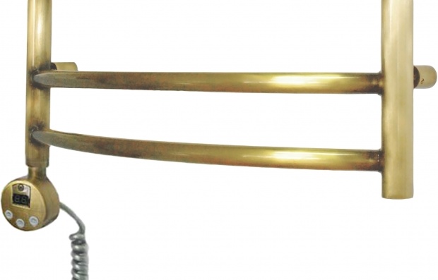 Полотенцесушитель электрический Domoterm Калипсо 100x50 (Калипсо П12 500*985 АБР EL) античная бронза
