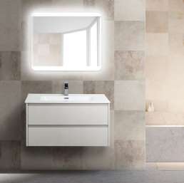 Комплект мебели BelBagno Kraft 80 pietra bianco