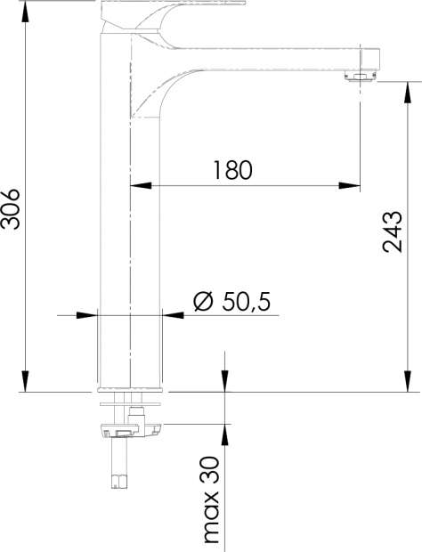 Смеситель для раковины Remer Class Line L11LXL