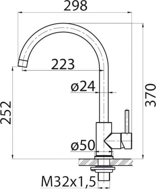 Смеситель для кухни BelBagno BB-LAM03-IN