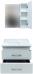 Тумба для комплекта Comforty Неаполь 80 белый глянец - фото №3