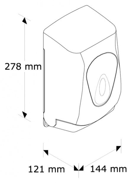 Диспенсер для туалетной бумаги Merida Top (BTS401)