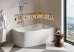 Акриловая ванна Vagnerplast Melite 160x105 R bianco - фото №3
