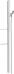 Душевая штанга Hansgrohe Unica 27645400 150 см, белый, хром - фото №1