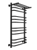 Полотенцесушитель водяной INDIGO BRACE 100x50 ( LBCW100-50PBR) черный муар - фото №1