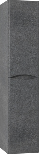 Шкаф-пенал Vod-Ok Adel 30 R, с бельевой корзиной, подвесной, серый камень