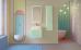 Зеркало-шкаф Jorno Pastel 46 бирюзовый бриз - фото №2
