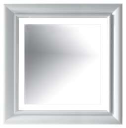 Зеркало Galassia Ethos 8481 90x90 см белое с подсветкой