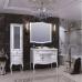 Комплект мебели OPADIRIS ЛАУРА 100 белый матовый, золотая патина - фото №2