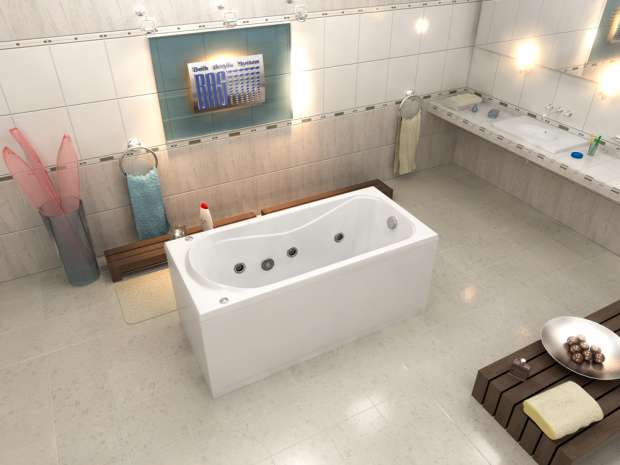 Акриловая ванна Bas Верона 150x70 с г/м