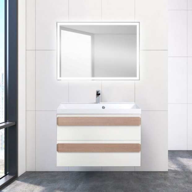 Комплект мебели BelBagno Aurora 80 bianco opaco