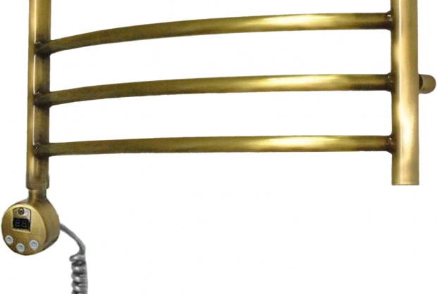 Полотенцесушитель электрический Domoterm Калипсо 70x50 (Калипсо П9 500*700 АБР EL) античная бронза