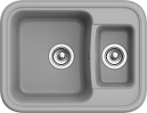 Мойка кухонная EWIGSTEIN ANTIK 60К (A-60К серый металлик)