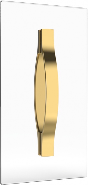 Душевой уголок Vegas Glass ZP+ZPV NOVO 100*90 03 01 профиль золото матовое, стекло прозрачное