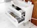 Комплект мебели AQWELLA 5 STARS MILAN 80 белый подвесной, с ящиками - фото №5