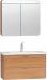 Комплект мебели VitrA Nest Trendy 80 с LED подсветкой, натуральная древесина - фото №1