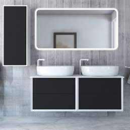 Комплект мебели Cezares Bellagio 140 со столешницей grafite