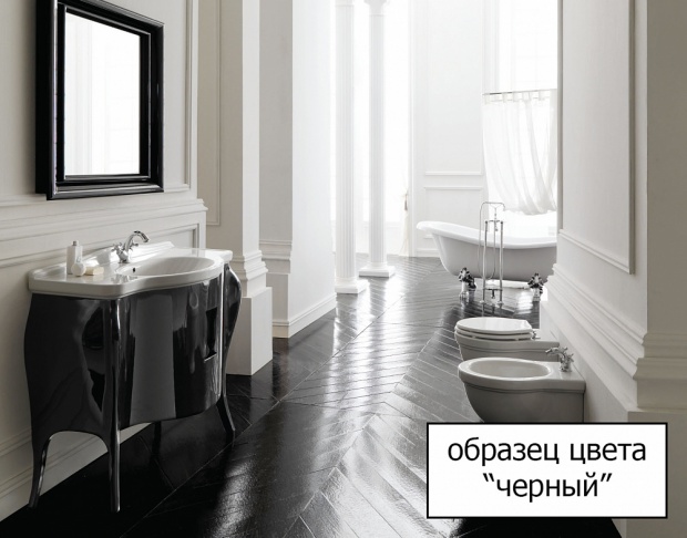 Комплект мебели Galassia Ethos 8477NE 110 см черная