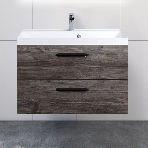 Тумба с раковиной BelBagno Aurora 80 pino pasadena