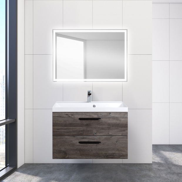 Тумба с раковиной BelBagno Aurora 80 pino pasadena