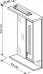 Комплект мебели Бриклаер Бали 60 светлая лиственница, белый глянец - фото №3