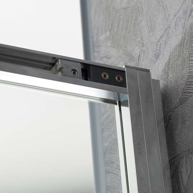 Душевая дверь в нишу Vincea Slim-U VDS-2SU140CL 140 см, профиль хром, стекло прозрачное
