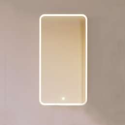 Зеркало-шкаф Jorno Pastel 46, французский серый