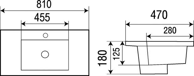 Раковина Weltwasser WW Deilbach 7506-80 MT- BL черная матовая